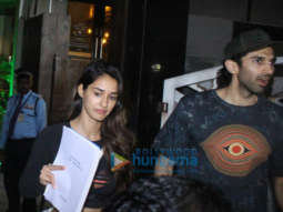 Disha Patani, Aditya Roy Kapur and Elli AvrRam spotted at Mukesh Chhabra’s office in Juhu