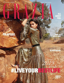 Taapsee Pannu on the cover of Grazia, Jan 2019