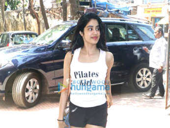Janhvi Kapoor snapped at the gym