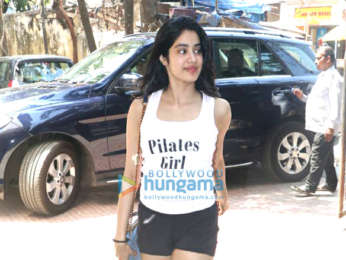 Janhvi Kapoor snapped at the gym