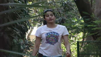 Janhvi Kapoor spotted at a dance class in Bandra