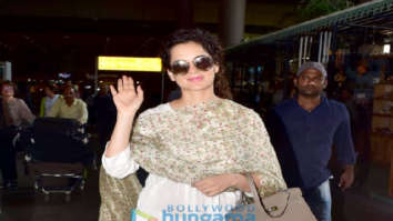 Kangana Ranaut snapped at the airport