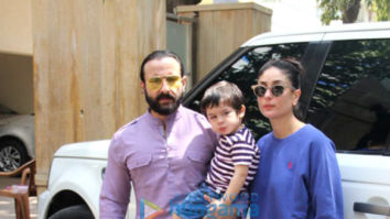 Kareena Kapoor Khan and Saif Ali Khan spotted outside their house