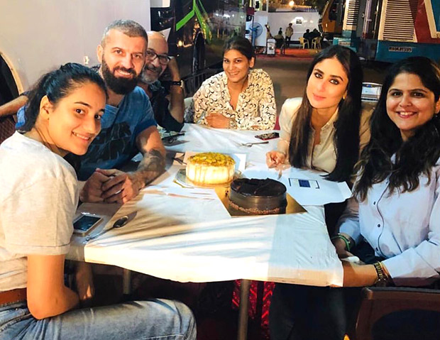 Kareena Kapoor Khan enjoys this ‘sweet’ moment with her team after wrapping up a song on the sets of Good News