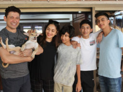 Madhuri Dixit adopts a dog from PETA on son Arin’s birthday