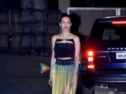 Malaika Arora spotted at Amrita Arora’s house