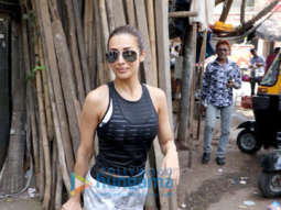 Malaika Arora spotted at gym in Bandra