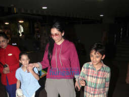 Manyata Dutt, Sara Ali Khan and Suniel Shetty snapped at the airport