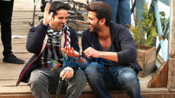 on the sets of the movie Notebook