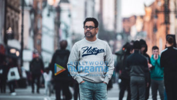 on the sets of the movie Pagalpanti