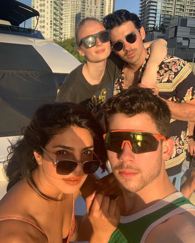 Priyanka Chopra, Nick Jonas, Sophie Turner, Joe Jonas groove to 'Tareefan' in Miami, Sonam Kapoor calls it magical