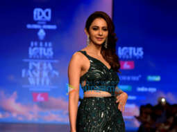 Rakul Preet Singh, Karisma Kapoor and Karishma Tanna walk the ramp at the Delhi Fashion Week 2019 – Day 2