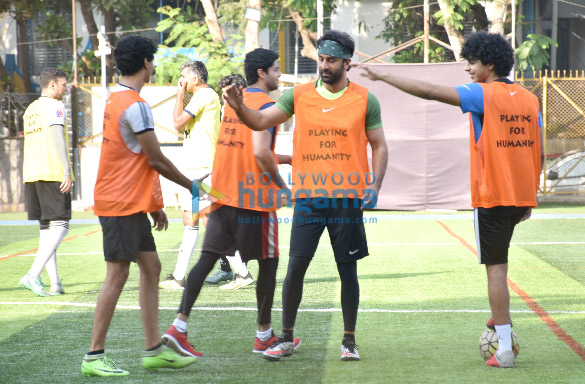 ranbir kapoor and ishaan khatter snapped during a football match 1