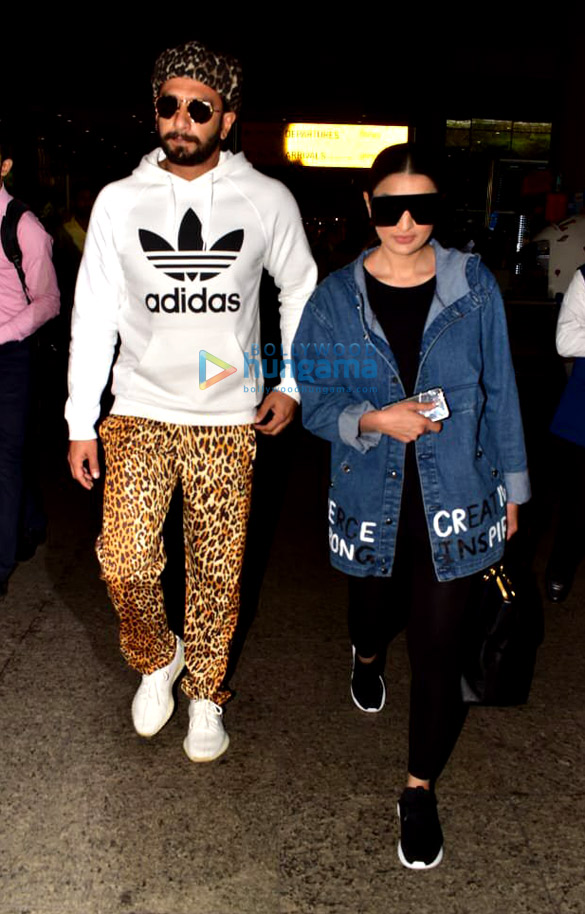 Ranveer Singh and Shraddha Kapoor snapped at the airport