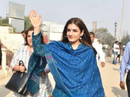 Raveena Tandon attends the Save the Beach event at Juhu Chowpatty