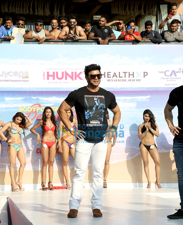 sahil khan at the glamorous fitness event body power beach body in goa 5