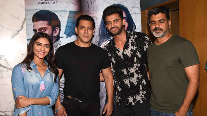 Salman Khan, Pranutan Bahl, Zaheer Iqbal, Kajol and others grace the special screening of ‘Notebook’ at Sunny Super Sound in Juhu