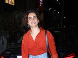 Sanya Malhotra SPOTTED at Kitchen Garden, Juhu