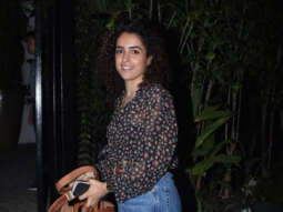 Sanya Malhotra, Tahira Kashyap and Kubbra Sait snapped at Soho House in Juhu