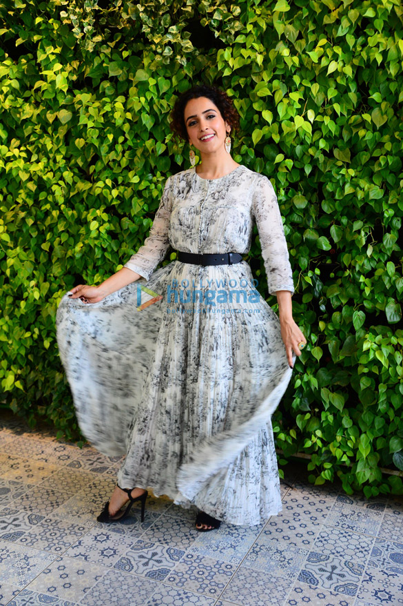sanya malhotra snapped at the ss 19 launch of anju modi in association with tyaani jewellery 1