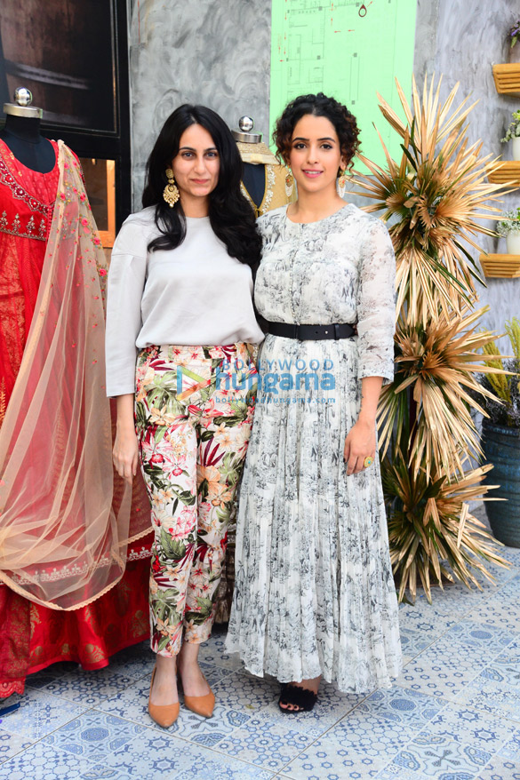 sanya malhotra snapped at the ss 19 launch of anju modi in association with tyaani jewellery 4