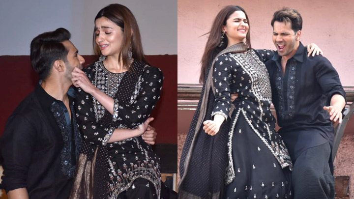 Uncut Varun Dhawan And Alia Bhatt Launch Song ‘first Class Of Kalank At Gaiety Galaxy