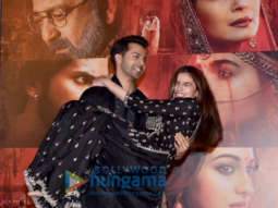 Varun Dhawan and Alia Bhatt snapped at the song launch of ‘First Class’ from Kalank