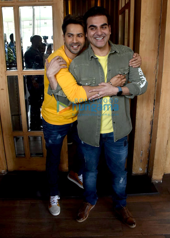 varun dhawan snapped at the shoot of arbaaz khans chat show pinch 1