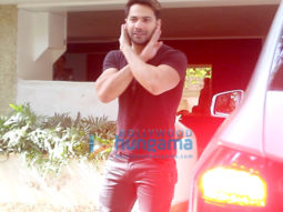 Varun Dhawan spotted at a dance class in Juhu