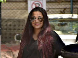 Vidya Balan spotted at ouside Satyam dance class in Juhu