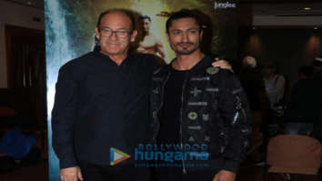 Vidyut Jammwal and Hollywood Director Chuck Russell snapped at Raheja Classique Club, Andheri West while promoting Junglee