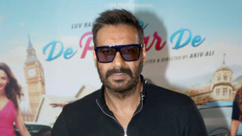 Ajay Devgn snapped promoting his film De De Pyaar De