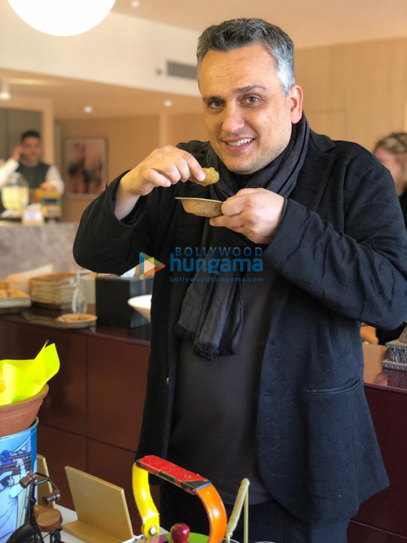 Avengers Endgame director Joe Russo spotted enjoying local pani puri Avengers Endgame director Joe Russo spotted enjoying local pani puri