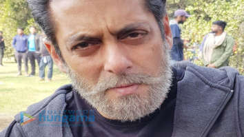 on the sets of the movie Bharat