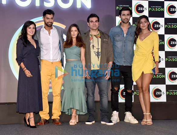 celebs grace the launch of the zee5 web series poison 6