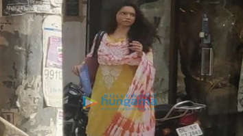 on the sets of the movie Chhapaak