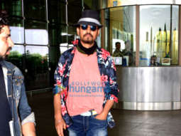 Irrfan Khan snapped at the Mumbai airport