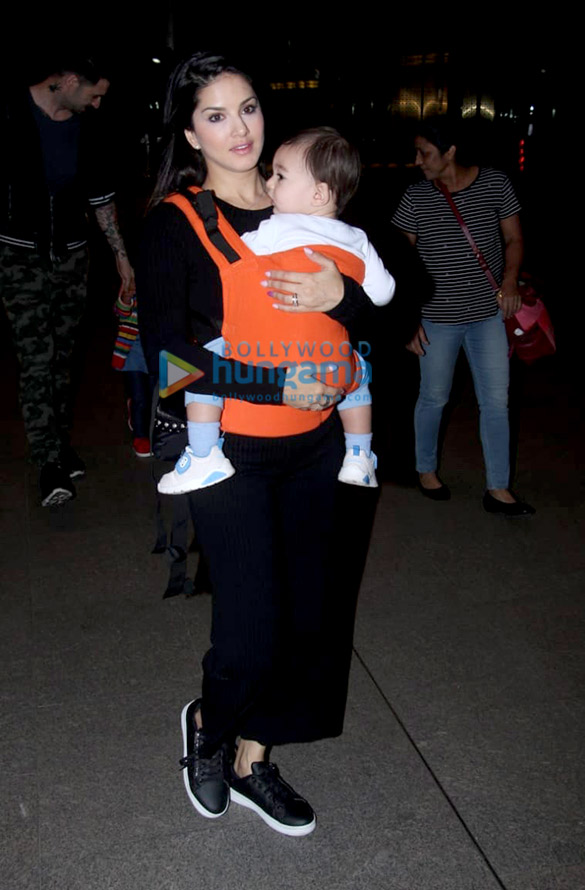 jacqueline fernandez sunny leone and others snapped at the airport 2