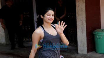 Janhvi Kapoor and Namrata Purohit spotted at the gym