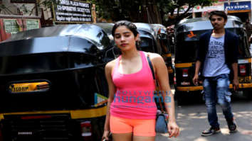 Janhvi Kapoor snapped post her gym session