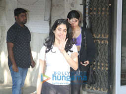 Janhvi Kapoor and Khushi Kapoor spotted at the gym