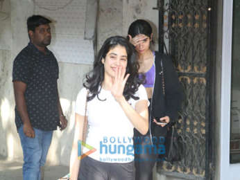 Janhvi Kapoor and Khushi Kapoor spotted at the gym
