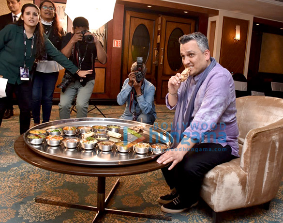 joe russo enjoys an authentic indian thali during his visit to india 3