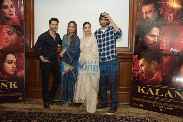 kalank team snapped promoting the film in delhi 2