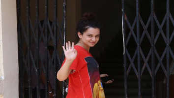 Kangana Ranaut snapped in Mumbai