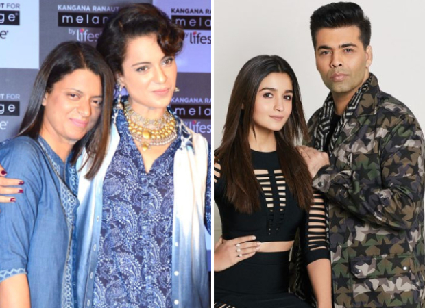 Kangana Ranaut's sister Rangoli Chandel BLASTS Alia Bhatt again, says she pleads for roles with help of Karan Johar