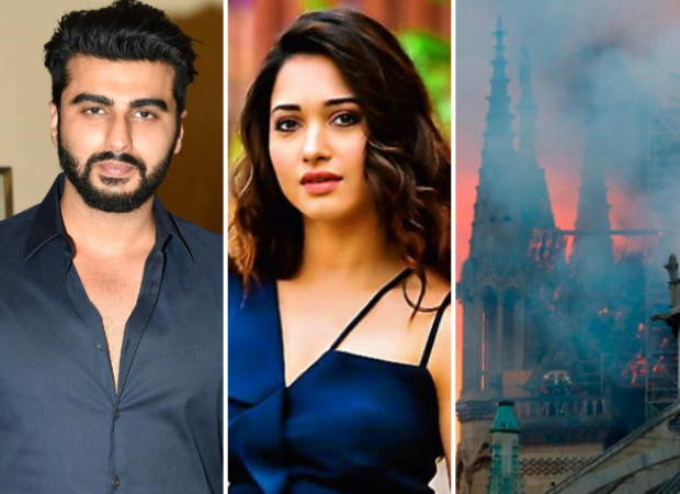 Notre Dame Fire: Arjun Kapoor, Tamannaah Bhatia, Nimrat Kaur and other Bollywood celebs REACT to the cathedral burning into flames