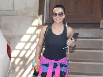 Preity Zinta snapped at Zoya Akhtar's home in Bandra
