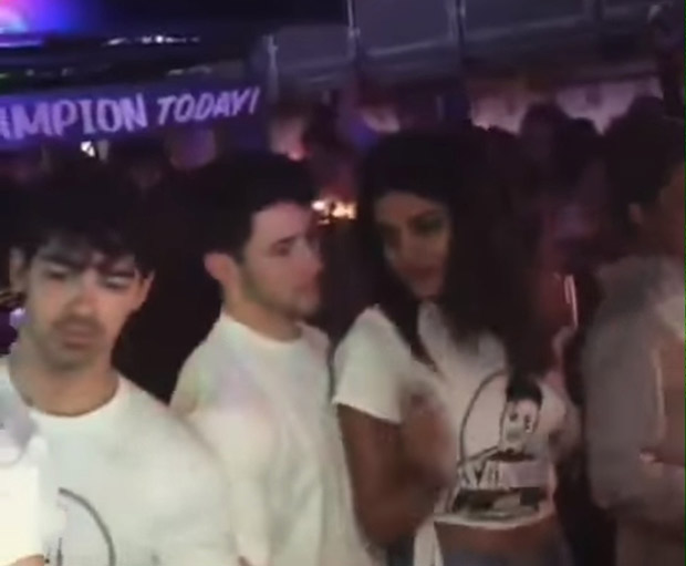 Priyanka Chopra can't stop grooving, Sophie Turner pours drinks after Jonas Brothers perform in Pennsylvania