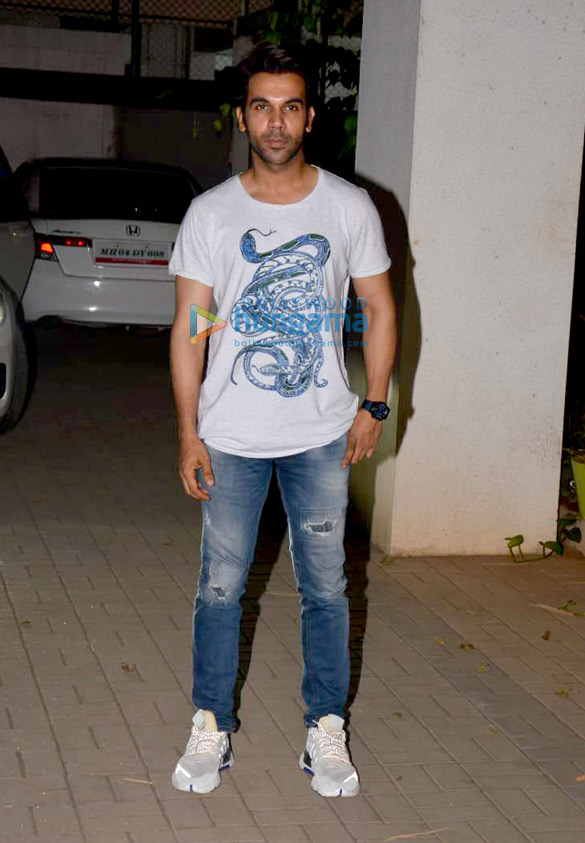 rajkummar rao dinesh vijan and varun sharma spotted at maddock films office 2